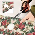 thumbnail image 6 of Yayeee Faucet Mat for Kitchen Sink 30" Diatomite Long Splash Guard Pad, Red Christmas Poinsettia, 6 of 7