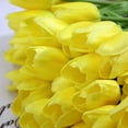 thumbnail image 2 of Mdesiwst 1Pc Real Touch Artificial Flowers Tulips Bouquet Party Home Wedding Fake Bridal Silk Accessory, 2 of 7