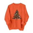 thumbnail image 4 of Edvintorg Girls Sweatshirt Christmas Printed Long Sleeve Fleece Pullover Top Loose Casual Sweatshirts Teen Girl Clothes Size 2-15, 4 of 9