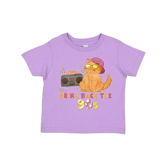Inktastic Bring Back the 90s Cool Orange Cat Boys or Girls Toddler T-Shirt