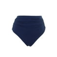 thumbnail image 4 of Lauren Ralph Lauren NAVY High-Waist Tummy-Control Bikini Swim Bottom, US 12, 4 of 7