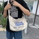 thumbnail image 3 of Minnieouse Bolso de hombro de lona, ​​bolso cruzado, estuche de viaje informal, bolso de gran capacidad, organizadores, bolsas portátiles para la Bolsas de mensajero y de hombro Blanco Minnieouse AP012414-02, 3 of 6