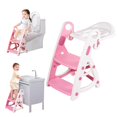 thumbnail image 1 of Asiento para ir al baño y taburete para niños pequeños PRIMLECT Pink, 1 of 7