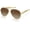 Gradient Brown, variant on Retro  Aviator Sunglasses for Women Men,Trendy  70s Metal Large  Sun Glasses