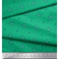 thumbnail image 2 of Soimoi Green Cotton Cambric Fabric Lattice Geometric Decor Fabric Printed Yard 42 Inch Wide, 2 of 3