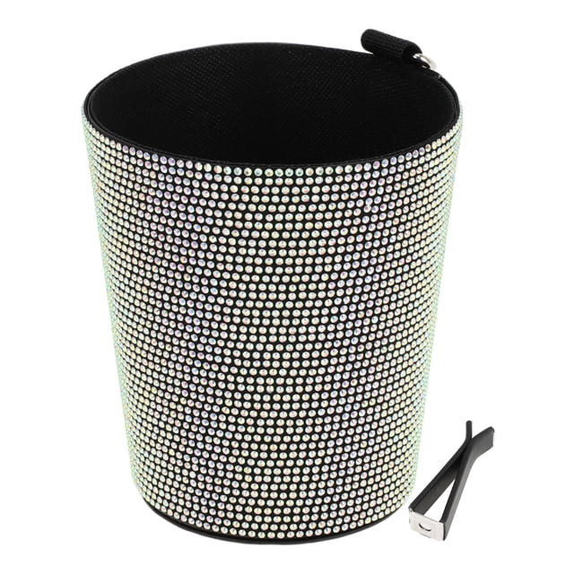 Bote de basura para automóvil Unique Bargains, portátil, para ventilación de aire acondicionado, color variado, 1 Pc, 5.5" de largo, 4.3" de ancho, 5.9" de alto, cuero sintético