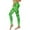 Green, variant on Ladies Spring And Autumn Leggings Green Print Yoga Pants Tights Running Fitness Female Womens Workout Leggings