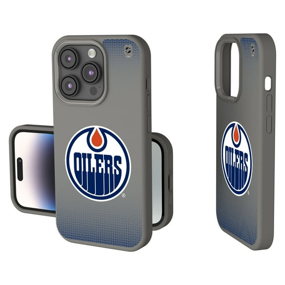 Edmonton Oilers Linen Logo iPhone Soft Touch Case