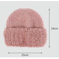 thumbnail image 2 of YooGuoGuo Knit Cuffed Beanie Hat for Women Plush Skull Cap Chunky Soft Stretch Winter Warm Crochet Hats Fuzzy Ski Cap, 2 of 4