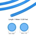thumbnail image 2 of Uxcell 5/32"ID x 1/4"OD PE Tubing Translucent Flexible Water Hose Tube Blue, 3.28 Ft, 2 of 7
