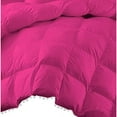 thumbnail image 3 of DNG Creations 1 Piece Pom Pom Box Design Comforter 550 GSM All Season White Vintage Pom-Pom Fringe ( Oversized Queen Size ) 100% Egyptian Cotton, Solid Hot Pink Colour, 3 of 5