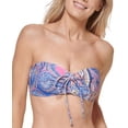 thumbnail image 2 of Tommy Hilfiger Women's Paisley Print Bikini Bra Top Swimsuit Blue Size Medium, 2 of 4