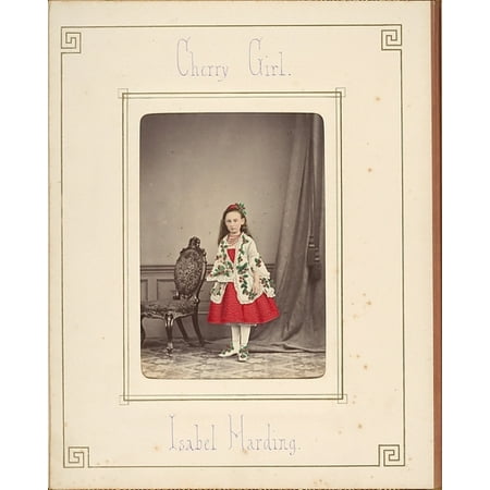 [Follett Family Album of Children Costumed for a Fancy Dress Ball] Poster Print by Owen Angel (British ca 1821  “1909) (18 x 24)