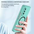 thumbnail image 6 of Allytech Magntic Case for Samsung Galaxy Z Fold 3, Compatible with Magsafe Wireless Charging Support Drop Proof Anti-Scratch Shockproof Slim Case Cover for Samsung Galaxy Z Fold 3 - Light Blue, 6 of 9