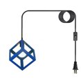 thumbnail image 1 of Plug In Ceiling Light Fixture Nordic Style Dining Room Staircase Metal Blue Mini Pendant Lights For Kitchen Island Pendant Light Plug In, 1 of 4