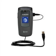 Classic Straight USB Cable suitable for the Samsung SGH-A437 with Power Hot Sync and Charge Capabilities - Uses Gomadic TipExchange Technology