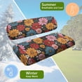 thumbnail image 6 of Psesaysky Retro Hippie Floral Print Golf Cart Seat Covers and Backrest Cover, 70s Universal Club Car Seat Covers for Ezgo Seats Golf Carts, Breathable Bench Cushion Cover, 6 of 8