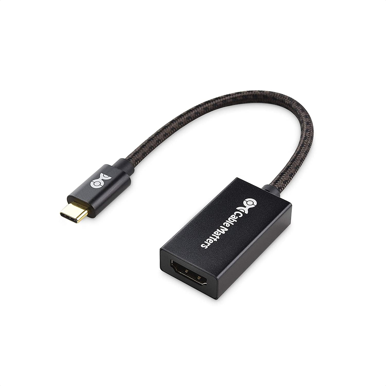 Cable Matters Braided USB C to HDMI 4K Adapter Matte Black for XPS, Surface Pro and More - Support 4K 60Hz, 2K 144Hz HDR - Walmart.com