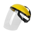 thumbnail image 4 of Máscara de soldadura montada en la cabeza del casco de soldadura, cubierta liviana, cubierta de gas de la cara completa, protección del engranaje del Tapa amarilla transparente, 4 of 8