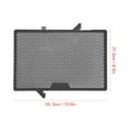thumbnail image 4 of Motorcycle Radiator Guard Cover Black Protective Rugged Stylish Water Tank Guard Grille Net Replacement for CB650R/F CBR650R, 4 of 8
