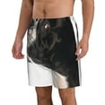 thumbnail image 2 of Logiee Black And White Boston Terrier Print Mens Swim Trunks Quick Dry Board Shorts,Breathable Hawaii Beach Shorts Swimwear Bathing Suits-3X-Large, 2 of 6