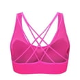 thumbnail image 6 of Comfortable Sports Bras for Women Convertible Bra Feature V-Neck Demi & Balconette Bra Style W-279 Hook and Eye Closure Sleep Bras Pinks-a S, 6 of 8