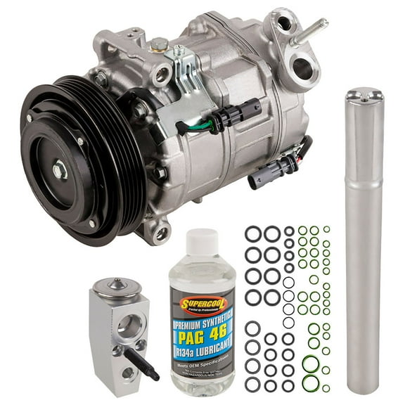 AC Compressor & A/C Repair Kit For Chevy Equinox & GMC Terrain 2.4L 4-Cylinder 2012 2013 2014 2015 - BuyAutoParts