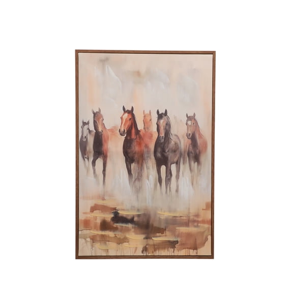 Abstract Wild Horses Wall Art by Ashland  - Spring Home Decor