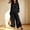 Black women 2 piece lounge set a1, variant on Usloyux Women's 2 Piece Lounge Set Long Sleeve Crew Neck Pullover Top and Wide Leg Pants Matching Tracksuit Outfits, Beige S