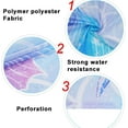 thumbnail image 5 of 4Pcs Sea World Shower Curtain Set with Non-Slip Rugs, Toilet Lid Cover and Bath Mat, Kids Dolphin Shower Curtain with 12 Hooks, Sea Ocean Fabric Bath Curtain for Bathroom, 5 of 7