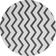 thumbnail image 1 of Ahgly Company Indoor Round Abstract Gray Contemporary Area Rugs, 5' Round, 1 of 1