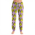 thumbnail image 6 of Women Christmas Print Lounge Pants Drawstring Soft Sleepwear Holiday Pajama Bottoms Comfy Homewear Trousers for Family Gatherings, 6 of 6