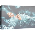 thumbnail image 3 of PixonSign Canvas Print Wall Art Clownfish Swims Through Coral Amphibians Ocean Photography Realism Nautical Closeup Colorful Multicolor Ultra for Living Room, Bedroom, Office - 24"x36", 3 of 5