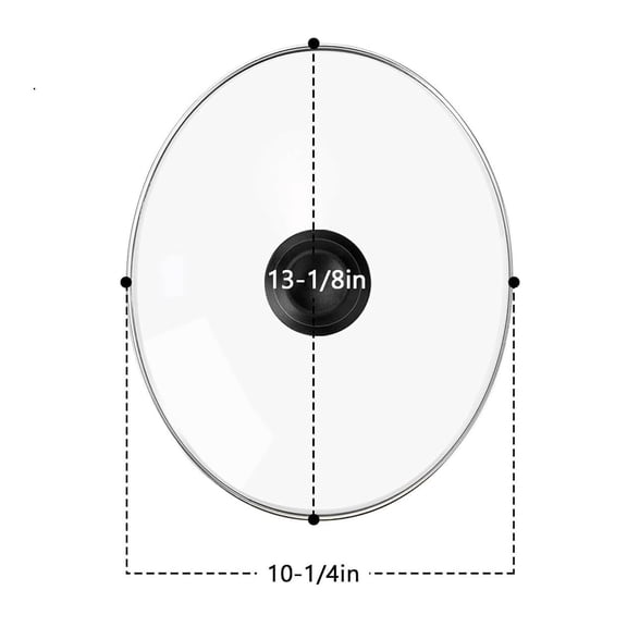 Rival 7 Quart Crock Pot /Slow Cooker Replacement Oval Glass Lid
