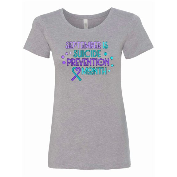 Inktastic September is Suicide Prevention Month Women's T-Shirt