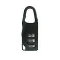 thumbnail image 1 of Clearance! Delayuji Furniture Protection 3 Digit Combination Locks Set Small Padlock Combination Lock for Luggage Padlock for Suitcase One Size Black, 1 of 4