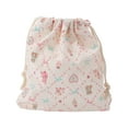 thumbnail image 1 of Bolsas de maquillaje con cordón de encaje grande para viajes en rosa de Unique Bargains, 1 of 1