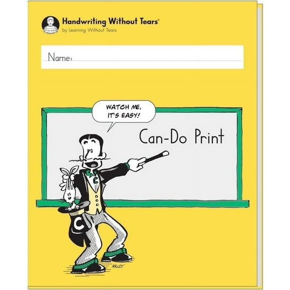 Handwriting Without Tears Can-Do Print 5th Grade Handwriting Workbook, 96 Pages