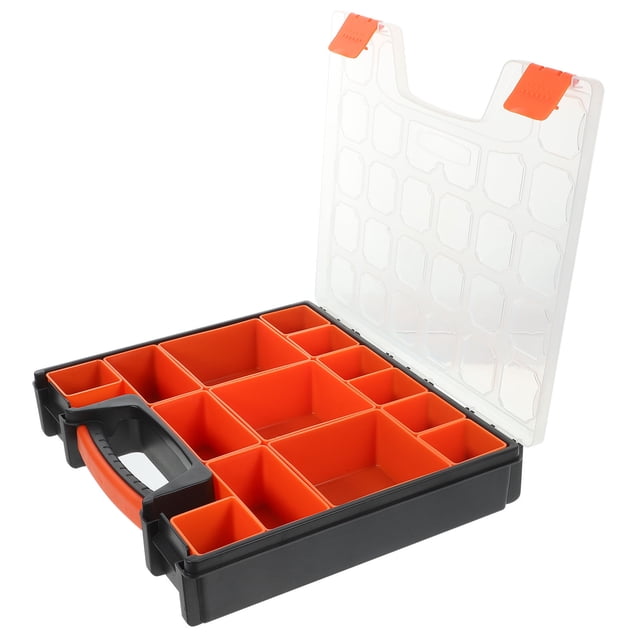 Raindrops Organizador Plástico Con Divisores Para Tuercas Tornillos Y Piezas Pequeñas Almacenamiento Práctico