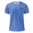 thumbnail image 4 of Mefallenssiah Hauts pour Hommes, Liquidation T-Shirt à Manches Courtes Imprimé Col Rond Mode Décontractée Manches Courtes, 4 of 5