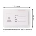thumbnail image 2 of Onlykxy 2.5 x 3.7 pulgadas transparentes universales hojas de laminación térmica bolsas películas premium para máquina laminadora – archivos de papel fotográfico tarjeta imagen segura para oficina 100, 2 of 5