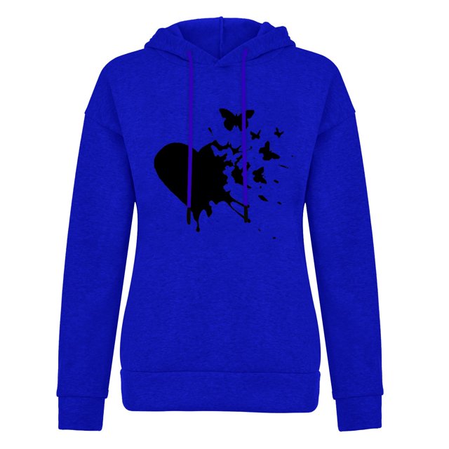 Pull à Manches Longues Automne Hiver pour Femmes, Imprimé, Col Rond, Sweat à Capuche