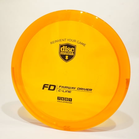 Discmania C-Line FD Disc Golf Fairway Driver Pick Color/Weight [Stamp & Exact Color May Vary] Orange 175-176 grams
