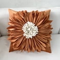 thumbnail image 1 of Housse de Coussin Fleur Tournesol Léger Sable Cheveux Housse de Coussin de Bureau, 1 of 6
