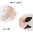 thumbnail image 4 of Ball of Foot Cushion Socks Seamless Toe Topper Socks Half forefoot socks Non-Slip Pain Relief Toe Half Socks, 4 of 6