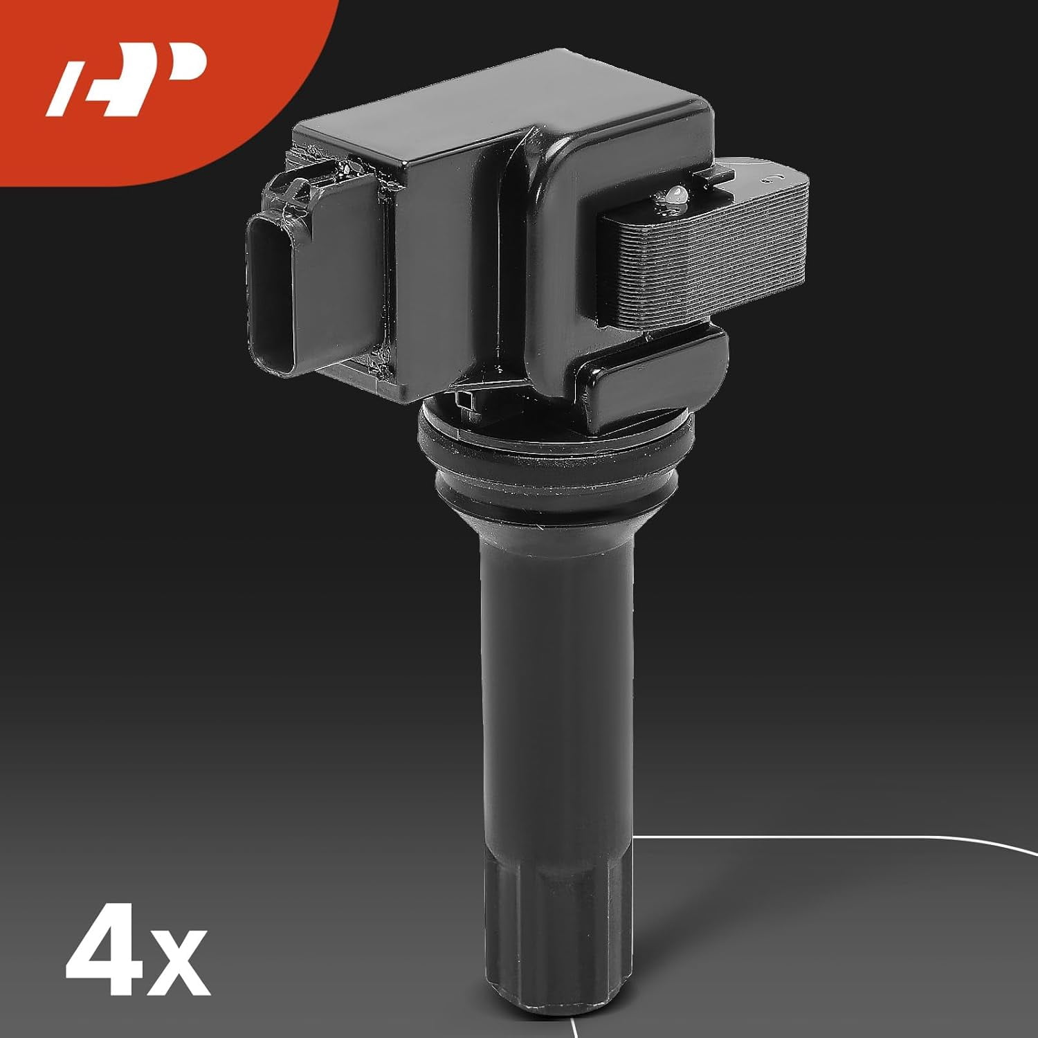 A-Premium Set of 4 Ignition Coil Pack and Iridium Spark Plugs Compatible with Subaru Forester 2011-2012 2.5L, Impreza 2012 2.0L, Replace# 22433AA630, NGK93501