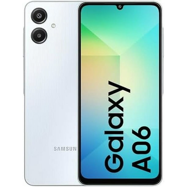Smartphone Celular Samsung Galaxy A06 Dual SIM 4GB RAM + 128GB Almacenamiento Azul Claro Liberado