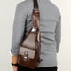 thumbnail image 1 of Bolso de hombro para hombre, bolso de pecho con carga, bolso de hombro de cuero informal a la moda, bolso cruzado, bolso de cintura impermeable, 1 of 6