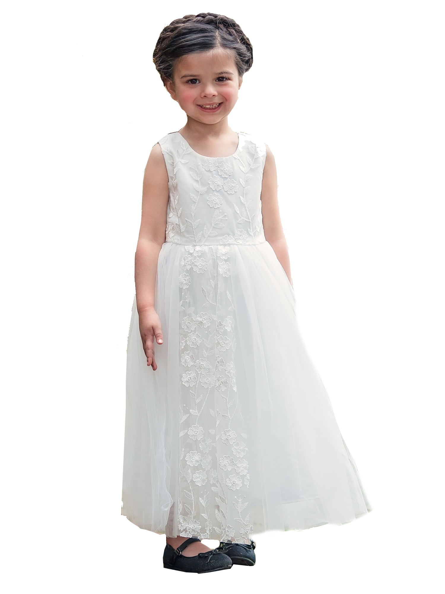 girls white easter dress