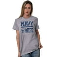thumbnail image 5 of US Navy Wife Military Anchor Logo Women's Graphic T Shirt Tees Brisco Brands S, 5 of 5